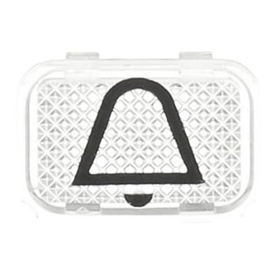 BUSCH-JAEGER 2145 KI Tastersymbol mit Symbol "Klingel" transparent