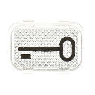 BUSCH-JAEGER 2145 TR Tastersymbol mit Symbol "Schlüssel" transparent