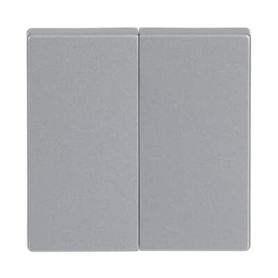 BUSCH-JAEGER 1785-83 Wippe für Schalter/Taster, 2-fach Plattform 63 alusilber