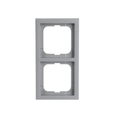BUSCH-JAEGER 1722-183K Abdeckrahmen 2-fach future® linear alusilber matt