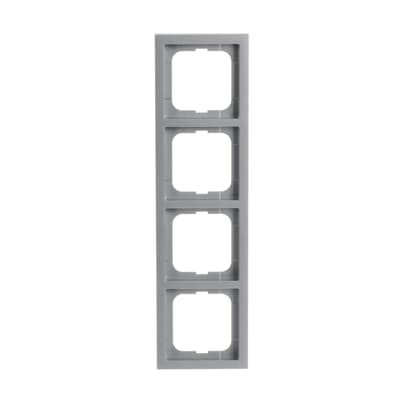 BUSCH-JAEGER 1724-183K Abdeckrahmen 4-fach future® linear alusilber matt
