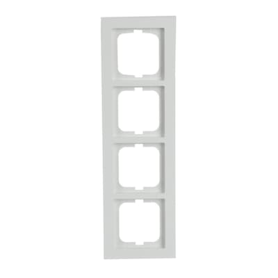 BUSCH-JAEGER 1724-284 Abdeckrahmen 4-fach Busch-axcent® studioweiß glänzend