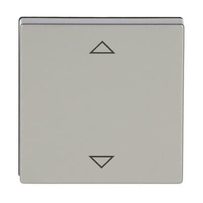 BUSCH-JAEGER 6430-866-102 Busch-Jalousiecontrol® II Bedienelement mit Aufdruck Symbol "Pfeile" für Jalousie 1-fach edelstahl - pur edelstahl