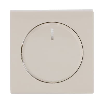 BUSCH-JAEGER 6540-82-102 Zentralscheibe für Dimmer Drehknopf mit Glimmlampe Plattform 63 elfenbeinweiß