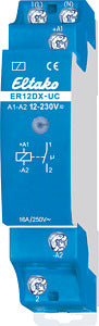 ELTAKO 22100002 Elektronisches Schaltrelais mit patentierter Duplex-Technologie und Universal-Steuerspannung ER12DX-UC