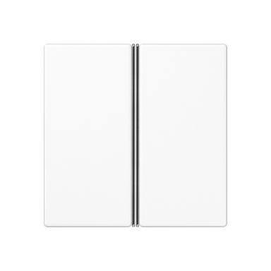 JUNG A402TSAWW Abdeckung/Bedienelement für Installationsschalterprogramme Serie AS 500 alpinweiß