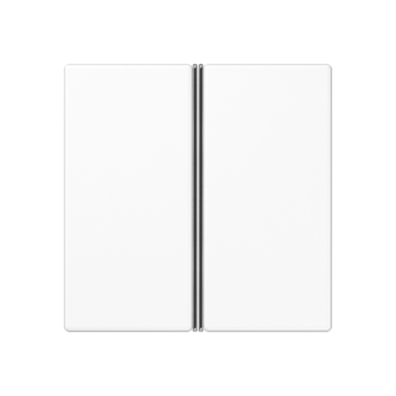 JUNG A402TSAWW Abdeckung/Bedienelement für Installationsschalterprogramme Serie AS 500 alpinweiß