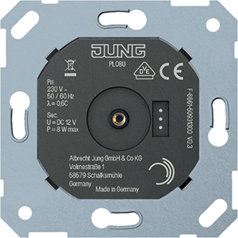 JUNG PL08U Wechselstromversorgung Serie Bussysteme