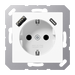 JUNG A1520-15CAWW Steckdose Serie AS/A alpinweiß