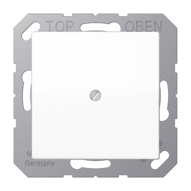 JUNG AS590AWW Einsatz/Abdeckung für Kommunikationstechnik Serie AS 500 alpinweiß