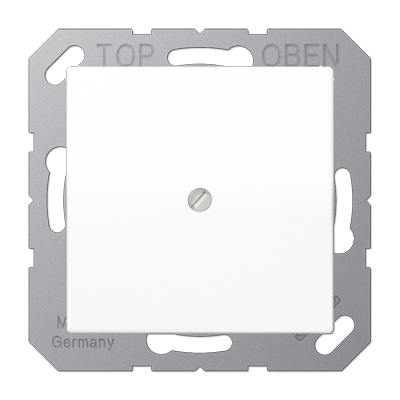 JUNG AS590AWW Einsatz/Abdeckung für Kommunikationstechnik Serie AS 500 alpinweiß