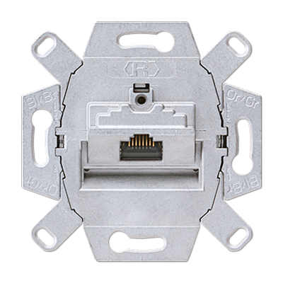 JUNG UAE8UPOK6 Einsatz/Abdeckung für Kommunikationstechnik Serie Netzwerktechnik
