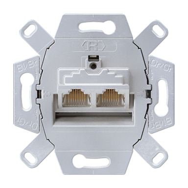 JUNG UAE8-8UPOK6 Einsatz/Abdeckung für Kommunikationstechnik Serie Netzwerktechnik