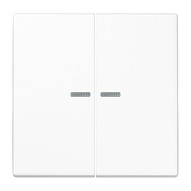 JUNG LS102KO5WW Abdeckung/Bedienelement für Installationsschalterprogramme, alpinweiß