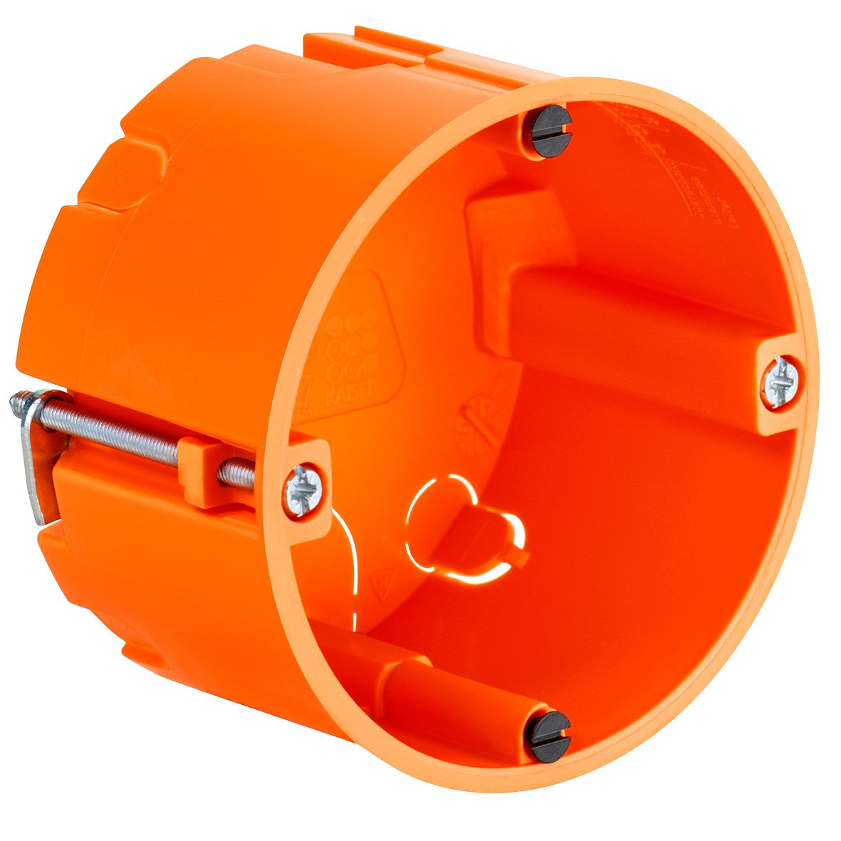 KAISER 9068-04 Hohlwand Geräte-Verbindungsdose, O-range® für dünne Beplankungen, Tiefe 41 mm