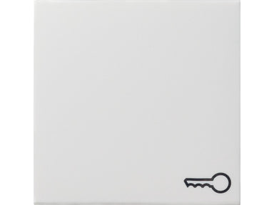 GIRA 028703 Wippe mit Symbol Tür, Reinweiß glänzend