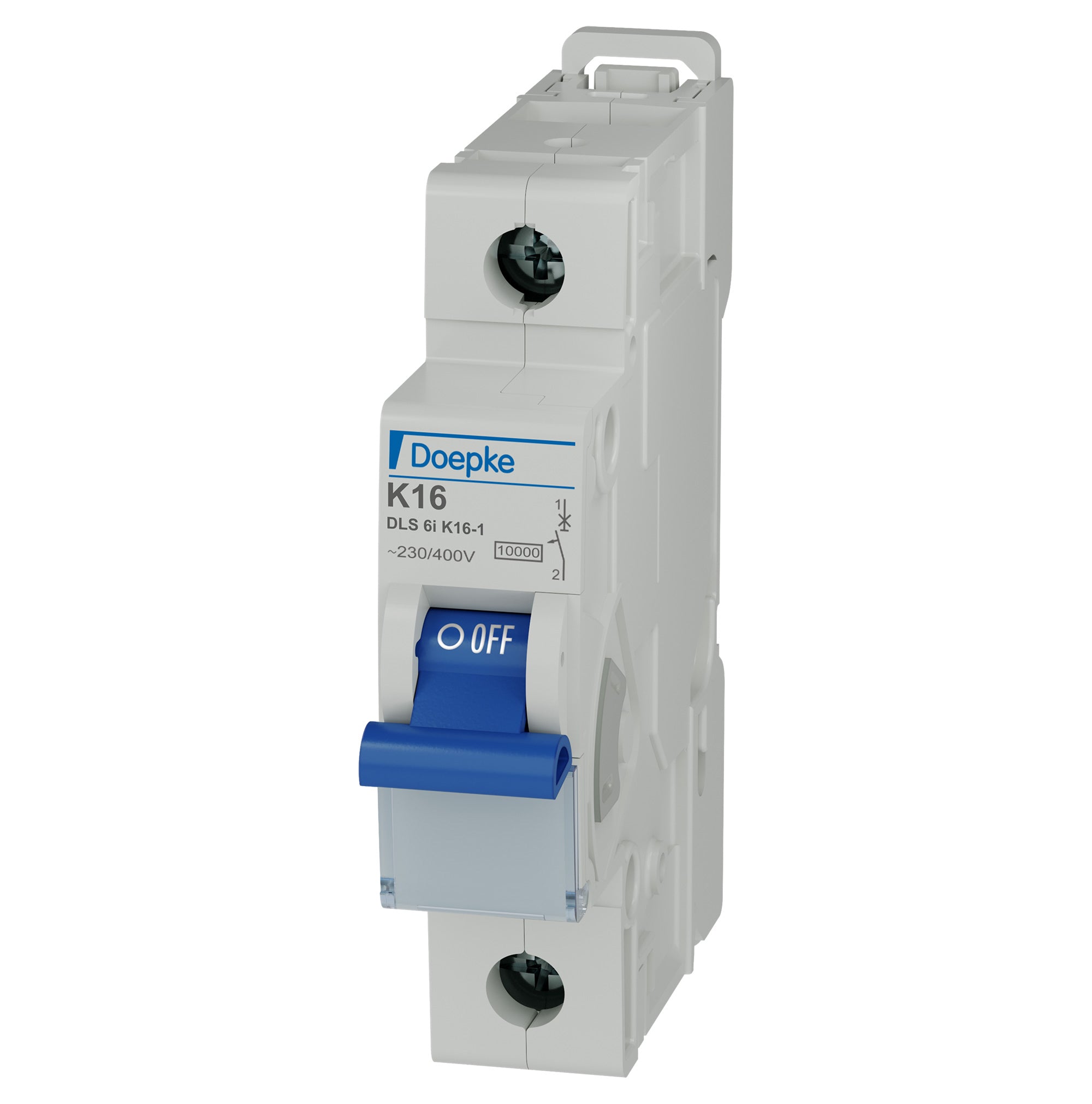 Doepke Doepke LS-Schalter 1p, K-Char, 400 V/16 A AC, 60 V/16 A DC, 10 kA