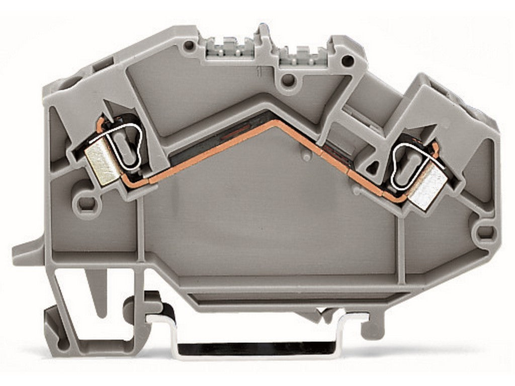WAGO 780-601 2-Leiter-Durchgangsklemme 2,5 mm² CAGE CLAMP® grau