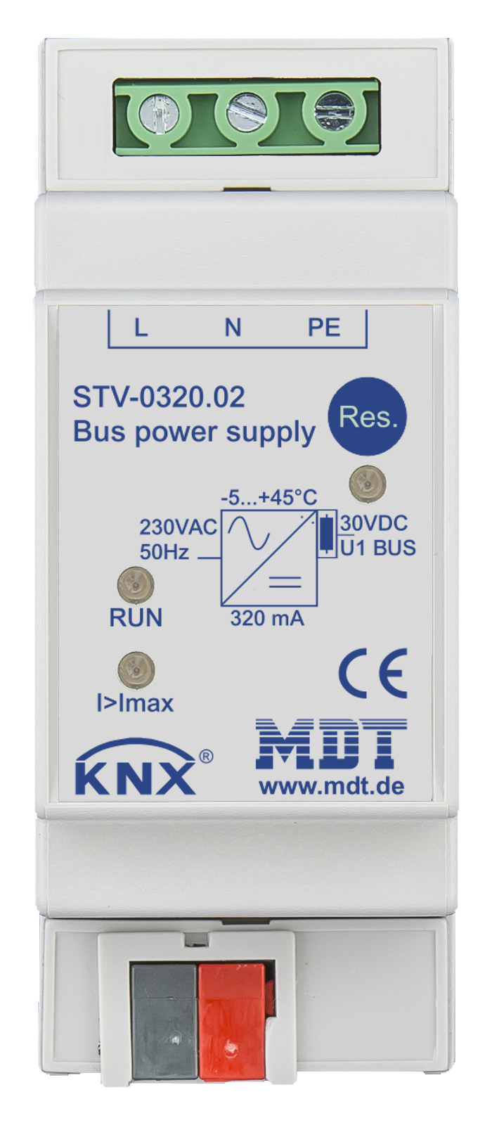 MDT Busspannungsversorgung, 2TE, REG, 320mA