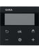 GIRA 5393005 System 3000 Raumtemperaturregler Display, Schwarz matt
