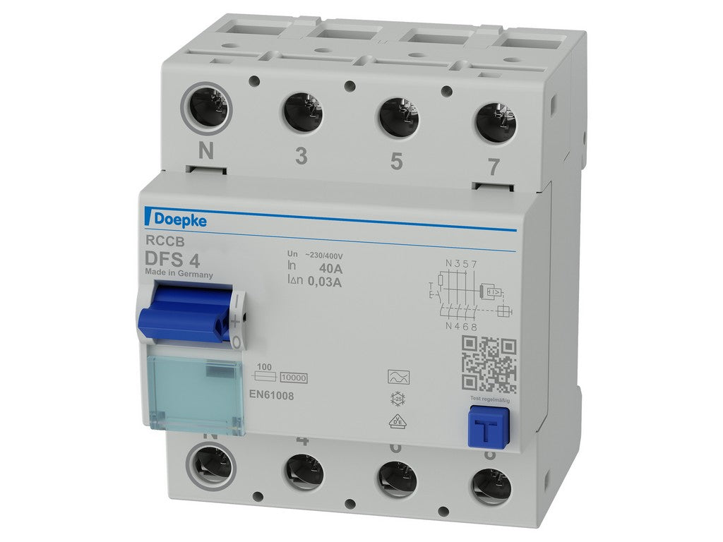 DOEPKE 09134901 Fehlerstromschutzschalter DFS 4 040-4/0,03-A