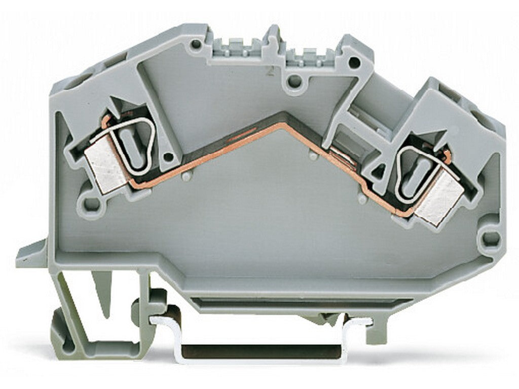 WAGO 781-601 2-Leiter-Durchgangsklemme 4 mm² CAGE CLAMP® grau