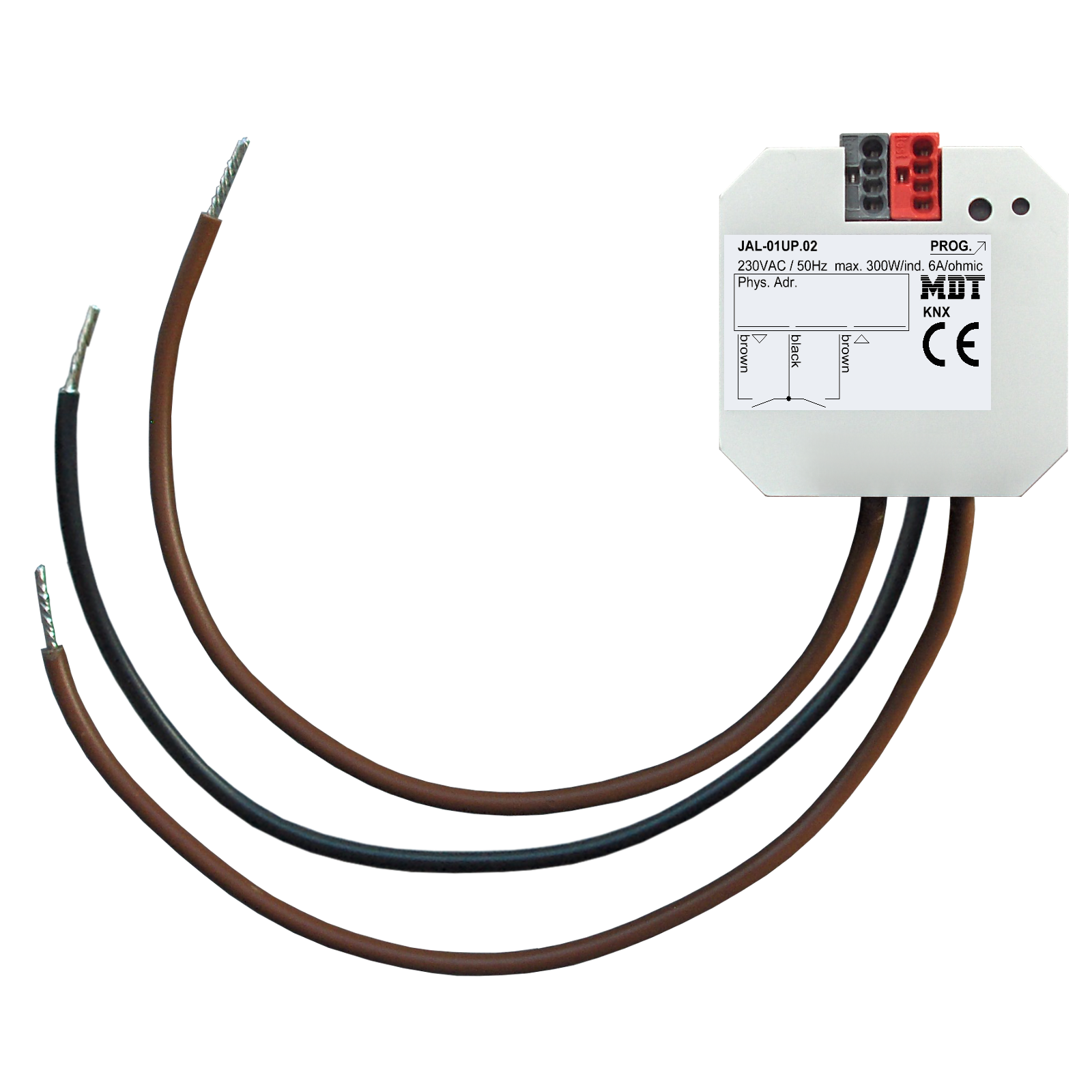 MDT Jalousieaktor 1-fach, UP, 6A, 230VAC