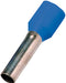Intercable  Isolierte Aderendhülse DIN 46228 Teil 4, 2,5qmm 12 mm Länge verzinnt blau