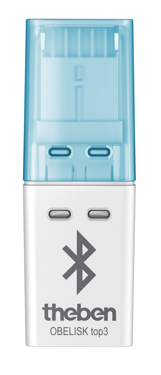 Bluetooth Low-Energy Dongle, OBELISK top 3, zur Übertragung von Zeitschaltprogrammen und Direktbefehlen von der App in die top3 Zeitschaltuhr.