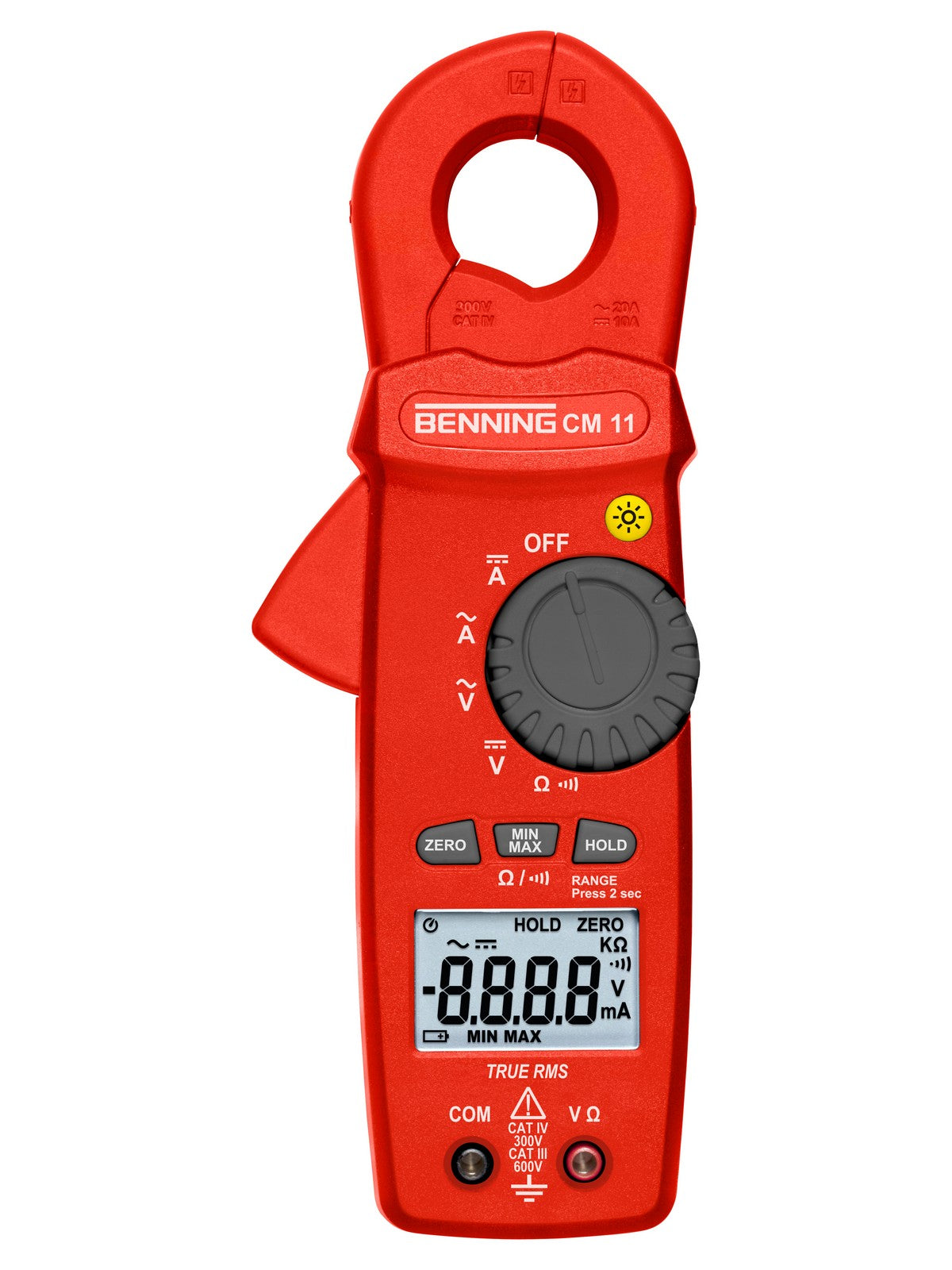 TRUE-RMS AC/DC Milliampere-Stromzangen-Multimeter CM 11.