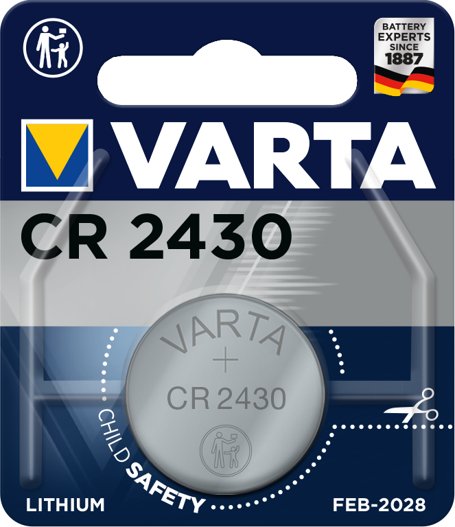 VARTA Electronicszelle CR 2430, 1er Blister