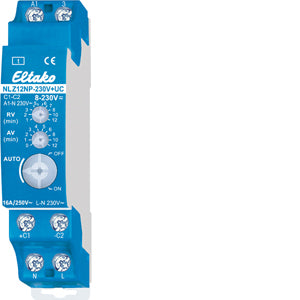 Eltako  Nachlaufschalter 230V+UC. 1 Schließer nicht potenzialfrei 16A/250V AC