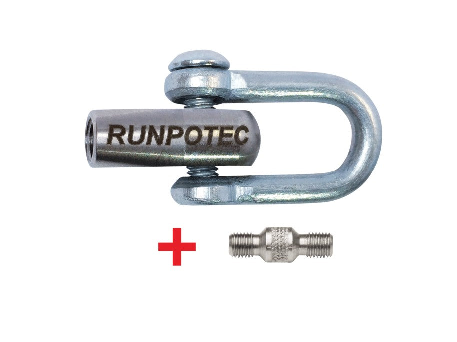 RUNPOTEC 20383 Schäkel mit Gewinde RTG Ø 12 mm
