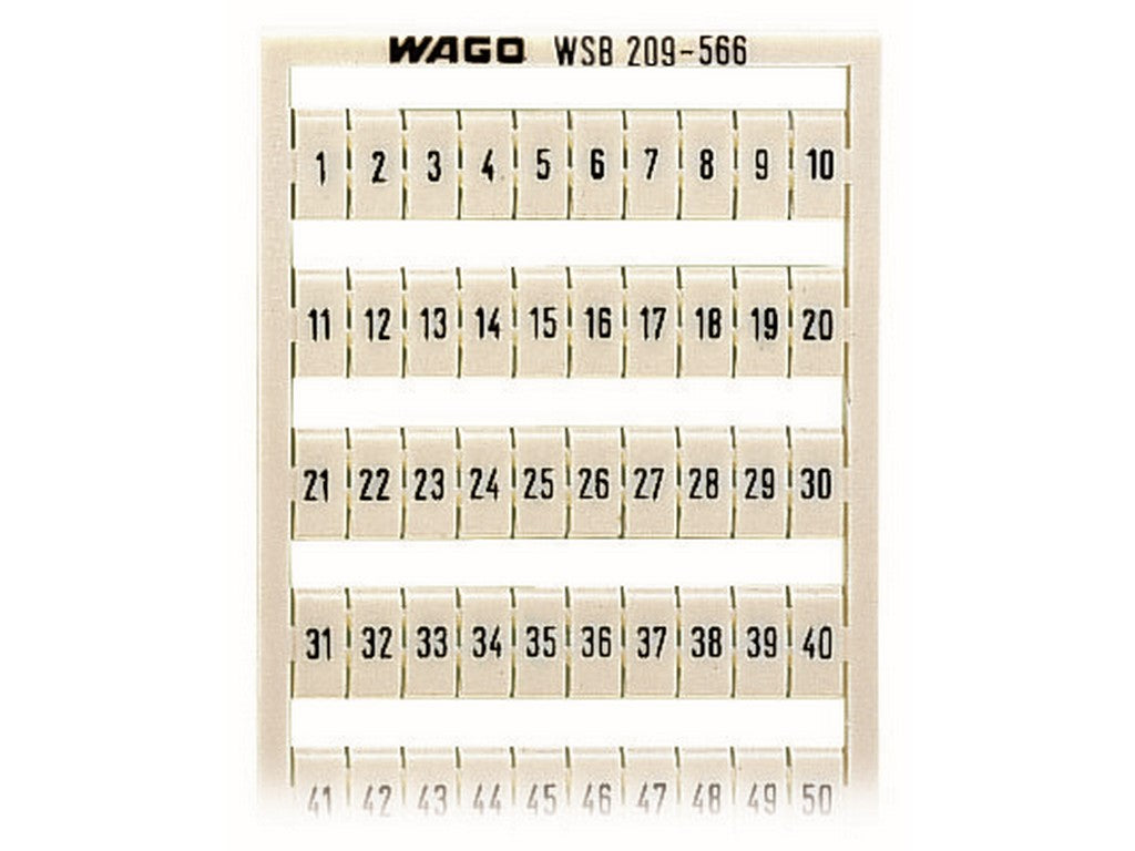 WAGO 209-566 WMB-Beschriftungskarte