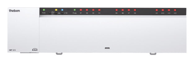 Theben,  HMT 6 S KNX HMT 6 S KNX, Heizungsaktor zum Steuern von 6 Heizkreisen mit thermischen Stellantrieben.
