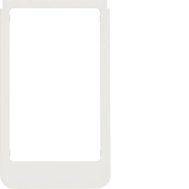 Designrahmen rund, große Ausführung polarweiß, glänzend