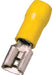 Intercable  Isolierte Flachsteckhülse 0,1-0,4qmm 2,8 x 0,8 gelb Messing
