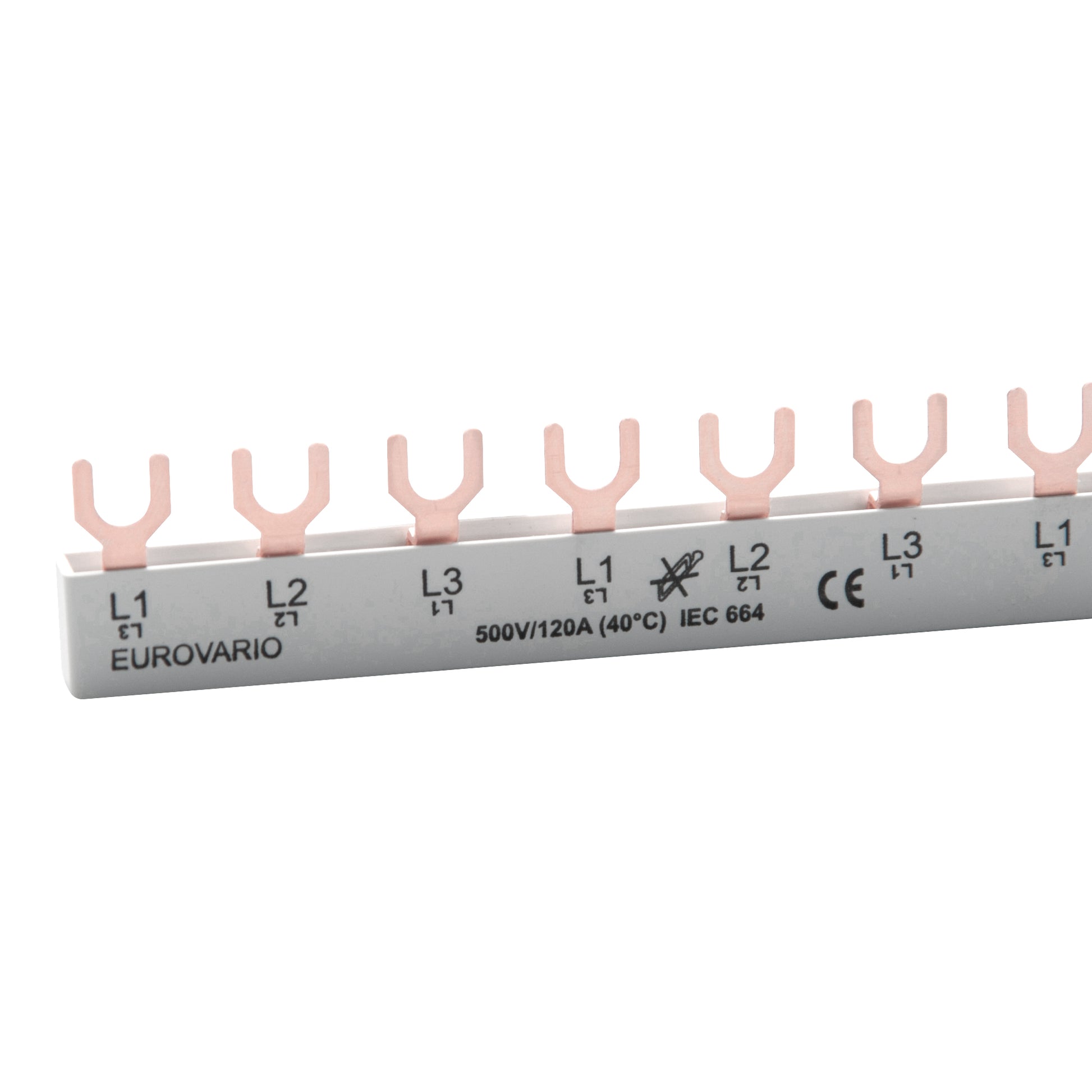 Doepke Doepke Gabelsammelschiene 3p, 11 TE, 63 A ((L1, L2, L3) x 3 +..)