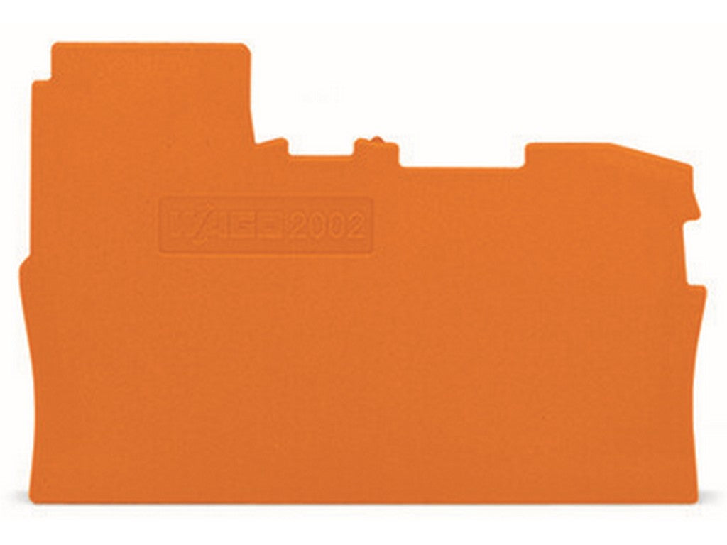 WAGO 2002-7192 Abschluss- und Zwischenplatte 0,8mm dick orange