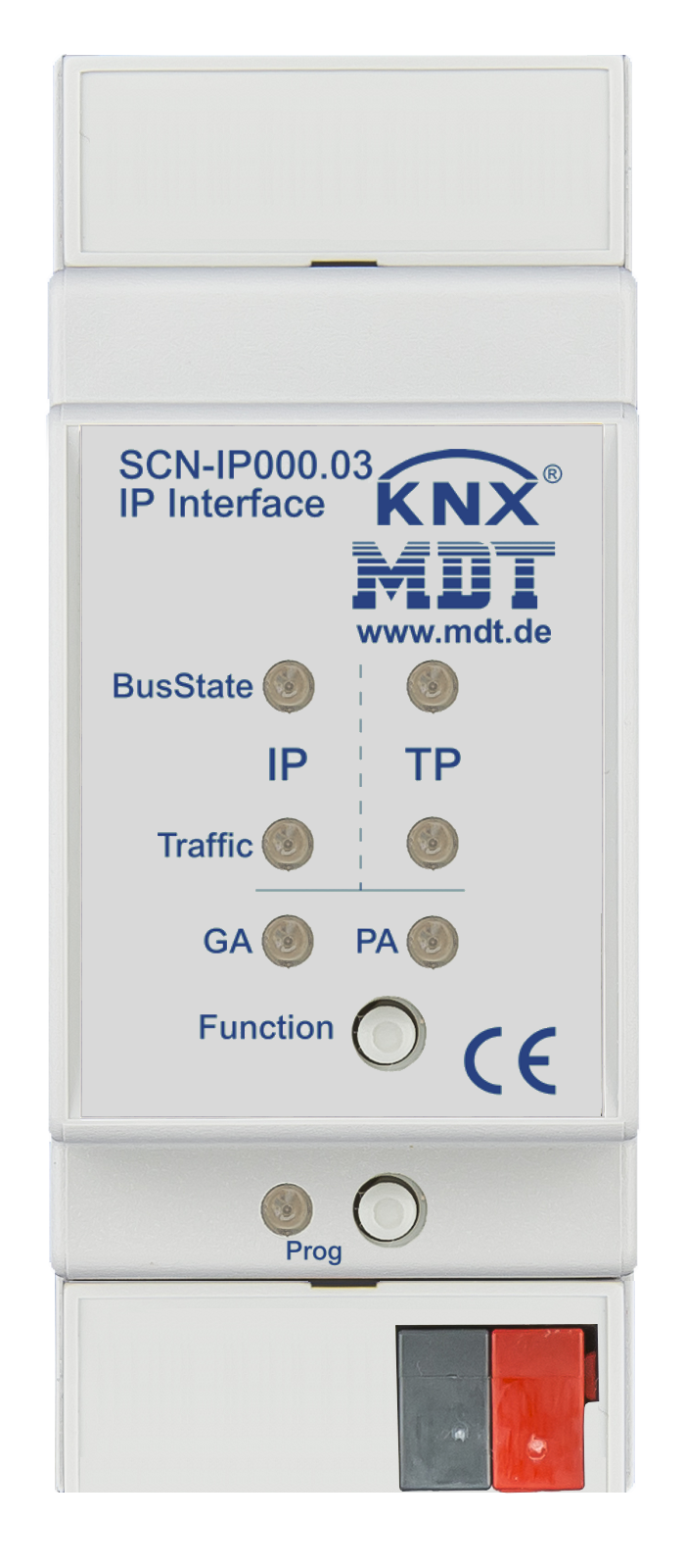 MDT IP Interface mit IP Secure und Data Secure 2TE REG, Email und Zeitserverfunktion