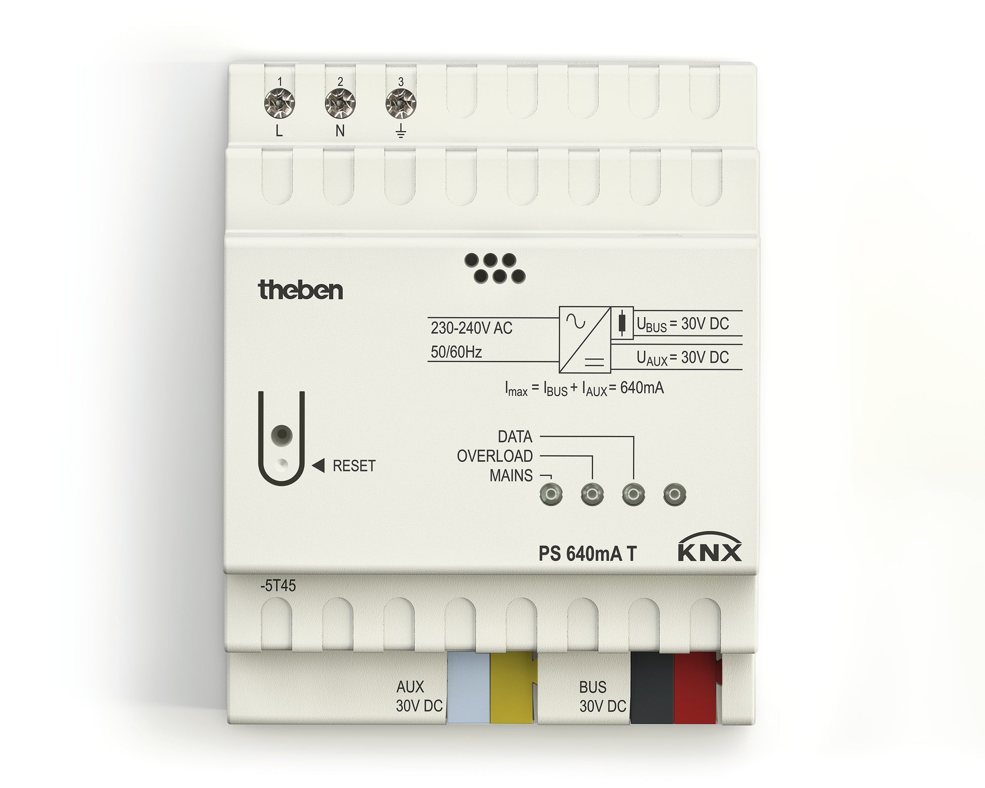 Haus- und Gebäudeautoma KNX, PS 640 mA T KNX. Spannungsversorgung und Überwachung der KNX-Systemspannung.