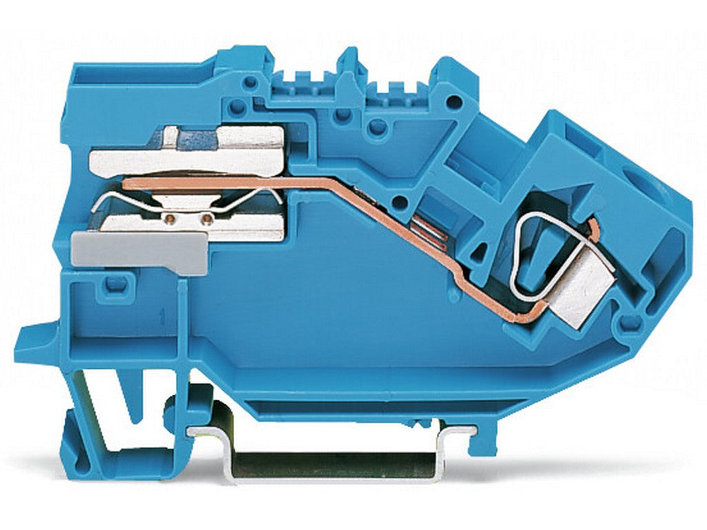 WAGO 782-613 1-Leiter-N-Trennklemme 6 mm² CAGE CLAMP® blau