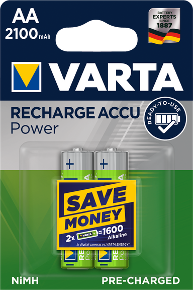 Recharge Accu Power Baterie von Varta.