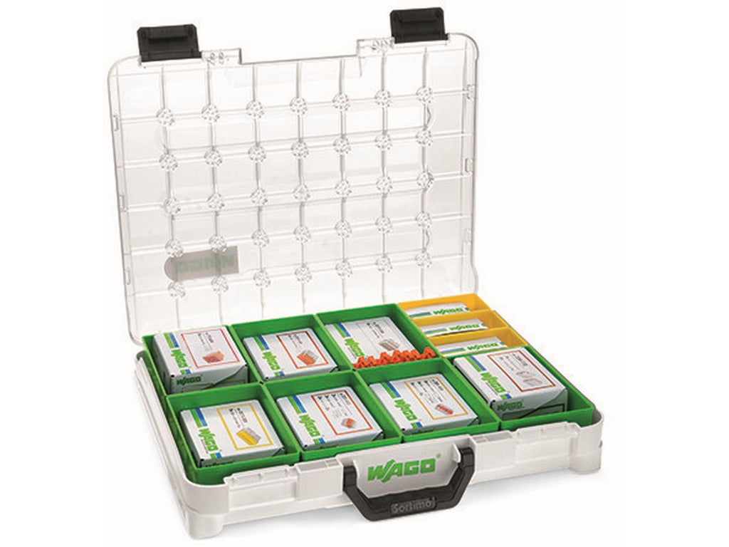 Verbindungstechnik, Installationsklemmen von Wago. Verbindungsklemmenset; T-BOXX®.