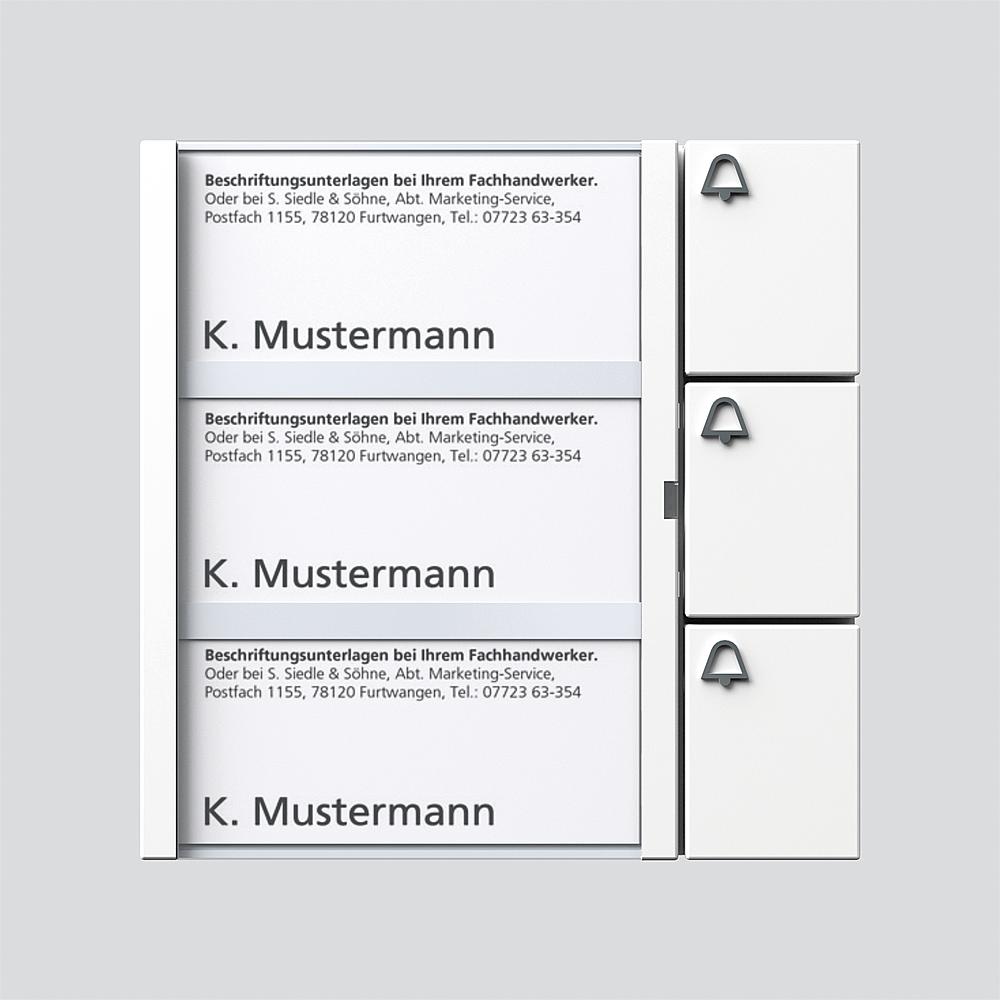 SIEDLE TM 612-3 W Tasten-Modul