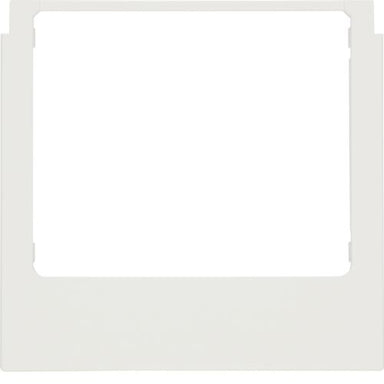 Berker Designrahmen eckig polarweiß glänzend