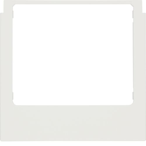 Berker Designrahmen eckig polarweiß glänzend