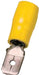 Intercable  Isolierter Flachstecker 4-6qmm 6,3 x 0,8 gelb Messing
