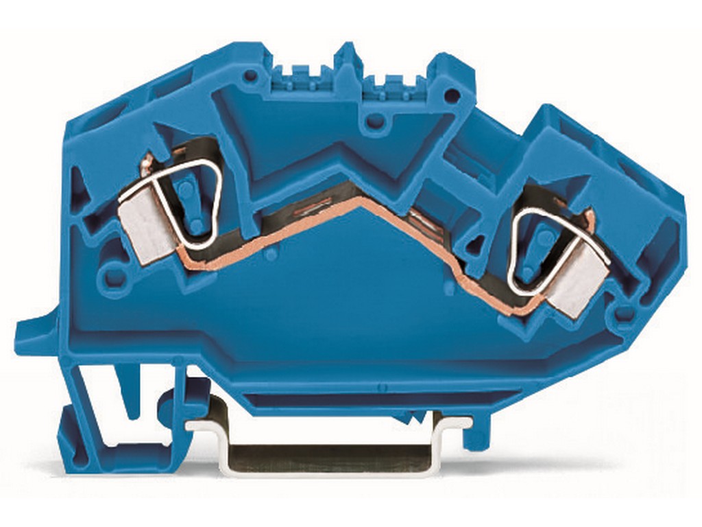 WAGO 782-604 2-Leiter-Durchgangsklemme 6 mm² Ex i geeignet CAGE CLAMP® blau