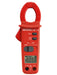 Digital-Stromzangen-Multimeter CM 1-2 von Benning. Messeingänge für Spannung, Widerstand, Durchgangs- und Diodenprüfung.